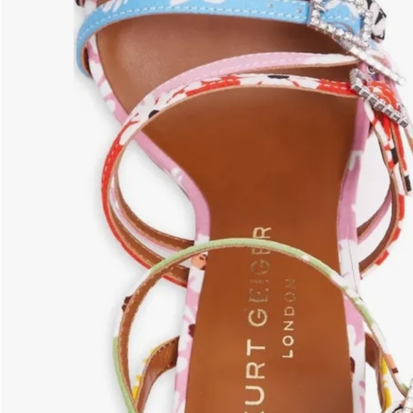 Kurt Geiger floral sandal - Picture 2 of 6